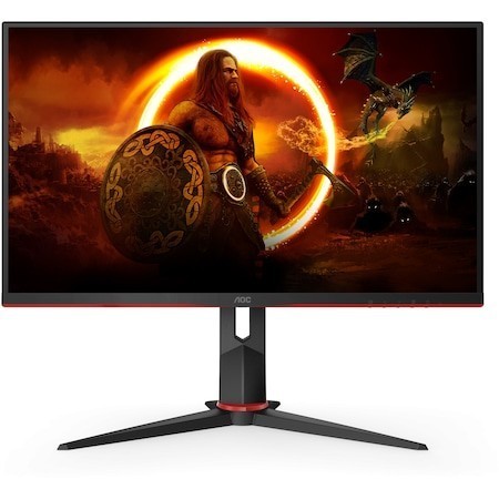 Monitor gaming LED IPS AOC 27  27G2SPU/BK, Full HD, Negru/Rosu