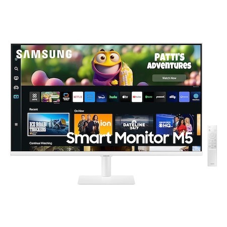 Monitor VA LED Samsung M5 LS27CM501EUXDU, 27 , Full HD, Alb