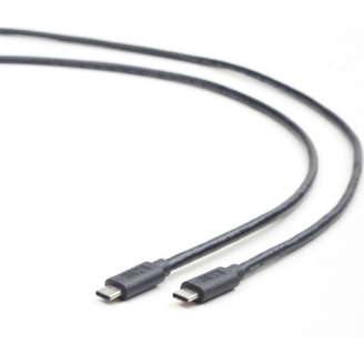 Cablu alimentare si date Gembird USB 3.1 Type-C la Type-C, 1m, negru,...