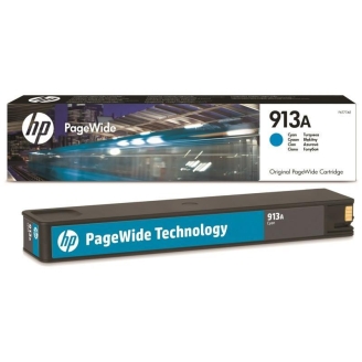 Cartus cerneala HP Cyan PageWide Nr.913A F6T77AE Original HP PageWide Pro 452DW