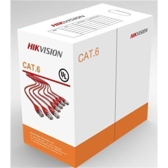 Cablu U/UTP cat.6 Hikvision, DS-1LN6-UU, 4x23AWG, material cupru integral,...