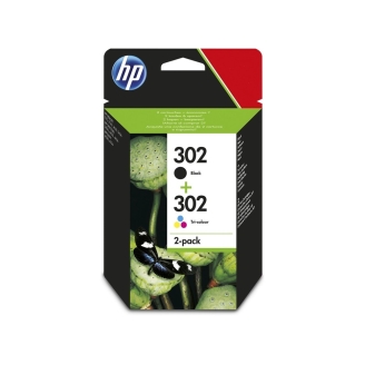 Cartus Cerneala Original HP Black/Color, nr 302 X4D37AE, pentru DJ2130, D3639