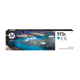 Cartus Cerneala Original HP Cyan, nr 973x F6T81AE, pentru PageWide Pro 452,...