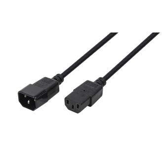 Cablu Alimentare Prelungitor LogiLink 3m C13-C14 10A Negru CP110