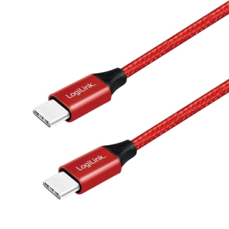 Cablu Alimentare si Date LogiLink Premium, USB 2.0, USB Type-C la USB Type-C,...