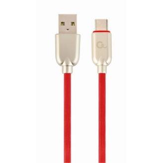 Cablu GEMBIRD USB 2.0 (T) la USB 2.0 Type-C (T), 2m, premium, cauciucat,...