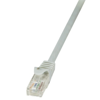Cablu Patch Cord UTP Cat6 LogiLink, 7.5m, Gri, Cupru-Aluminiu, AWG24, CP2082U