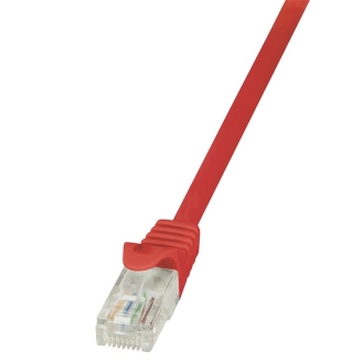 Cablu Patch Cord UTP Logilink Cat6, 7.5m, Rosu, AWG24, CP2084U