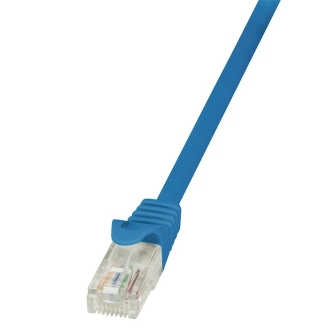 Cablu Patch UTP Cat6 LogiLink CP2096U, 10m, Albastru, Cupru-Aluminiu, AWG24