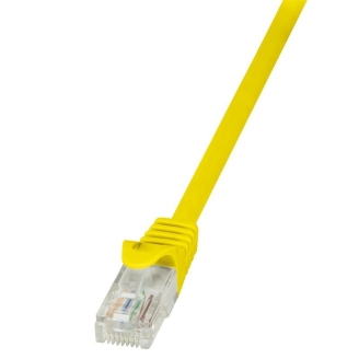 Cablu Patch UTP Logilink Cat6 CCA 7.5m Galben AWG24 CP2087U