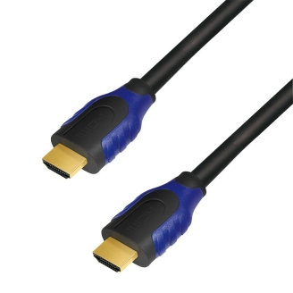 Cablu video LOGILINK CH0066, HDMI (T) la HDMI (T), 10m, conectori auriti, 4k,...