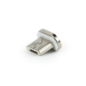 CAP MAGNETIC pt. cablu GEMBIRD, USB 2.0, Micro-USB (T), alb, "CC-USB2-AMLM-mUM"