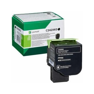 Toner Lexmark C242XK0, black, C2425dw, C2535dw, MC2425adw, MC2535adwe,...