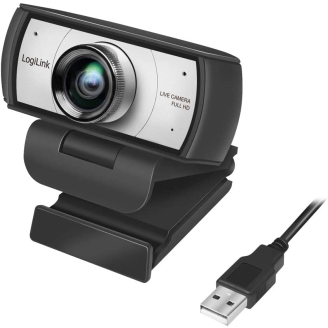 Camera Web Logilink 1080p Full HD - UA0377 - Unghi Vizual 120 grade, Microfon...