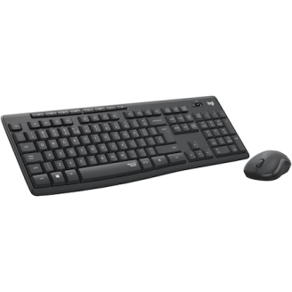 Kit wireless tastatura si mouse Logitech MK295 Silent Graphite (920-009800)