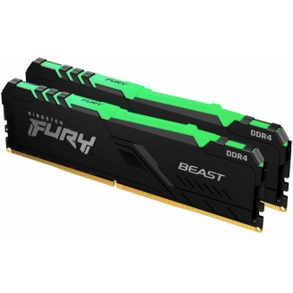 Memorie RAM Kingston Fury Beast 32GB (2x16GB) DDR4 3200MHz CL16...