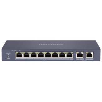 Switch Hikvision DS-3E0310P-E/M, 8-port, PoE