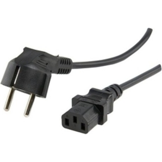 Cablu alimentare GEMBIRD 1.8m PC-186, Shucko, iesire C13, 6A, black