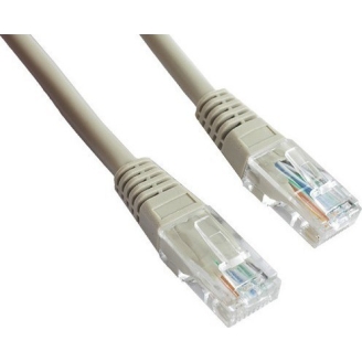 Cablu Patch Cord UTP GEMBIRD Cat5e, 10m, Gri (PP12-10M)