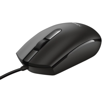 Mouse Trust Basi, cu fir, negru (TR-24271)