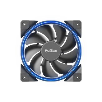 Ventilator PC Cooler CORONA BLUE 120, lumina albastra