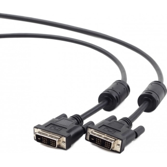 Cablu Video Gembird DVI-D DL (T) la DVI-D DL (T) 1.8m Negru CC-DVI2-BK-6