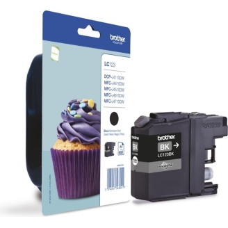 Cartus Cerneala Original Brother Black, LC123BK, pentru DCP-J4110, MFC-J4410,...