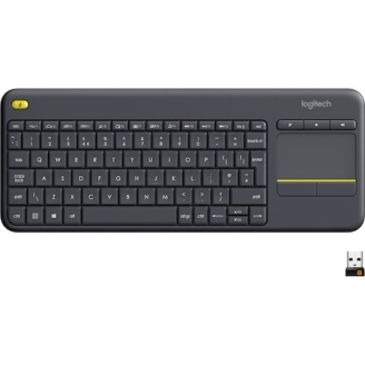 Tastatură wireless Logitech K400 Plus cu Touchpad, negru