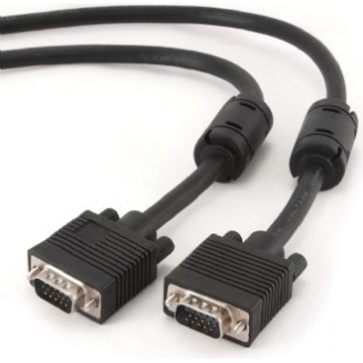 Cablu video Gembird, VGA (T) la VGA (T), negru, CC-PPVGA-10M-B