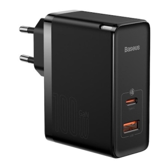 Incarcator retea Baseus GaN5 Pro CCGP090201, 100W, negru