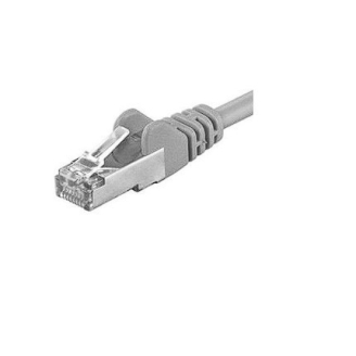 Patchcord SFTP RJ45-RJ45 Cat.6A, 15m, gri, SFTP-6A-15-G