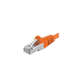 Patchcord SFTP RJ45-RJ45 Cat.6A, 1m, portocaliu