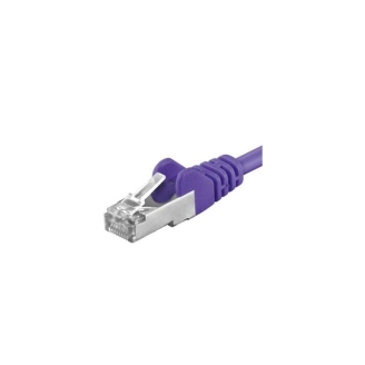 Patchcord SFTP RJ45-RJ45 Cat.6A SFTP-6A-1.5-V, 1.5m, violet