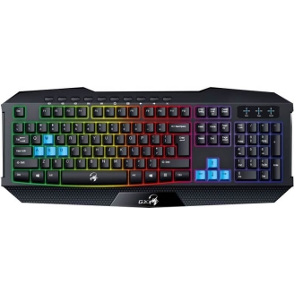 Tastatura Genius gaming USB 31310474100, multimedia, negru, Scorpion K215