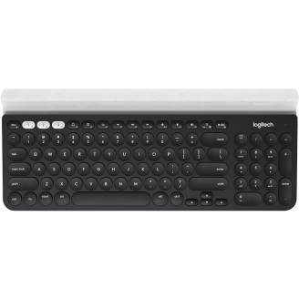 Tastatura Logitech K780 Multimedia Wireless / Bluetooth - Negru / Argintiu