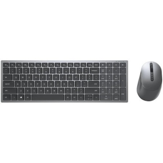 Kit tastatura si mouse Dell KM7120W, Wireless, Titan grey