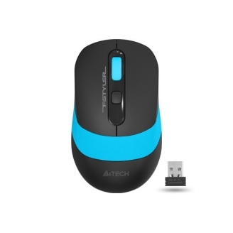 Mouse gaming A4tech FG10 Blue, wireless, optic, negru / albastru