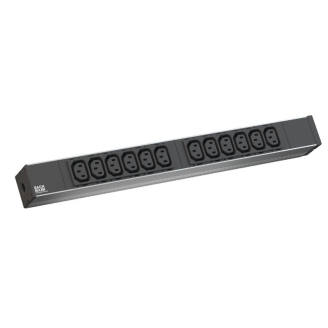 PDU BACHMANN, 1U pt. rack 19 inch, 12 prize IEC, intrare Schuko, max 16 A,...