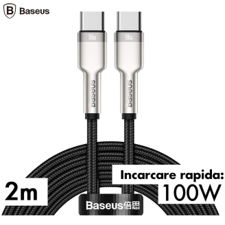 CABLU alimentare si date Baseus CATJK-D01 Cafule Metal, Fast Charging Data...