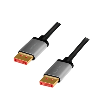Cablu video Logilink CDA0105, DisplayPort (T) la DisplayPort (T) 1.4, 2m, negru