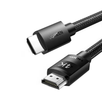Cablu video Ugreen HD119, HDMI (T) la HDMI (T), 1m, negru 30999