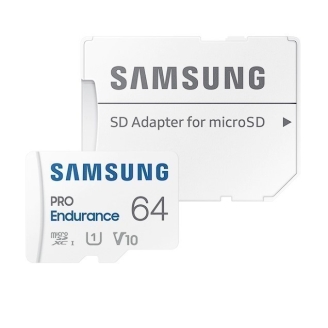 Card memorie Samsung 64GB PRO Endurance + Adapter microSDXC