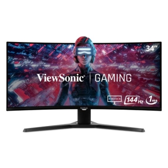 Monitor Gaming curbat ViewSonic VX3418-2KPC, 34", UWQHD, Negru