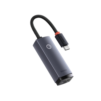 Adaptor retea Baseus Lite, WKQX000313, USB Type-C to RJ-45, Gigabit LAN,...