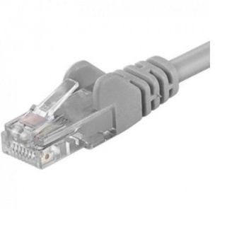 Cablu Patchcord UTP RJ45-RJ45 UTP-6-5-G, Cat 6, 5m, Gri, din cupru