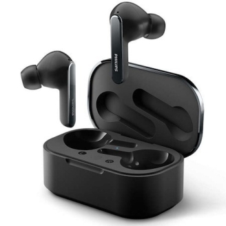Casti audio  True Wireless Philips TAT5506BK/00, In-Ear, Negru