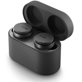 Casti audio true wireless Philips TAT8506BK/00, Bluetooth, Waterproof, Negru