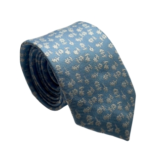 Cravata mătase blue ciel