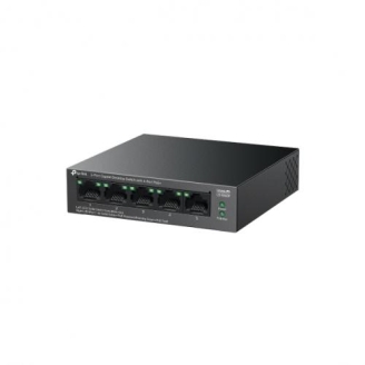 Switch Gigabit TP-Link LiteWave LS105GP, 5 Porturi, 4 Porturi PoE+, 65W
