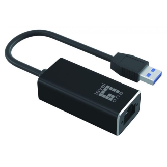 Adaptor retea Gigabit LevelOne USB, 1000 Mbit/s, Negru (USB-0401)
